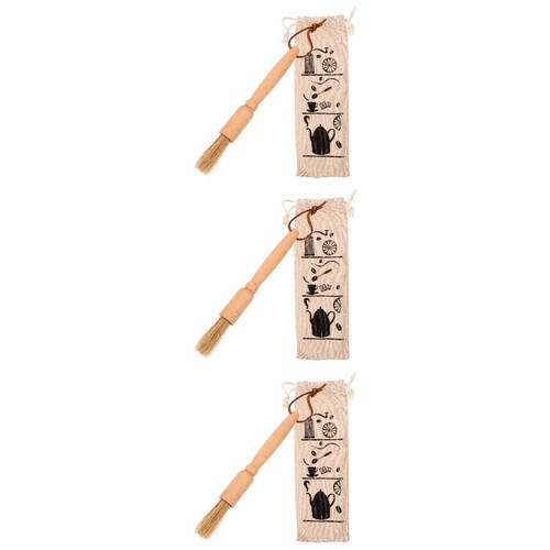 Pack wood handle brush - wood,